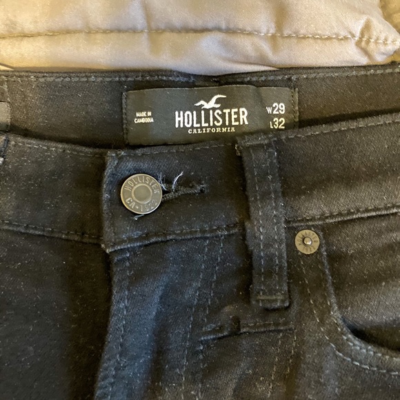 Hollister Black Ripped Jeans / Size w29 l32 - Picture 2 of 3